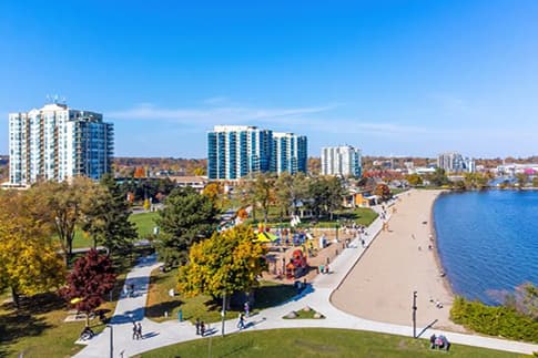Barrie cityscape