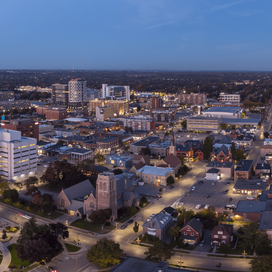 Oshawa cityscape
